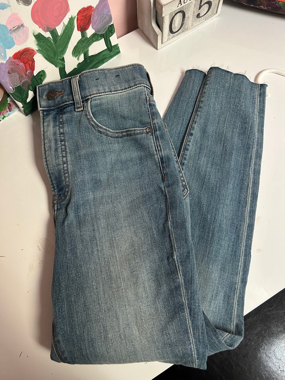 Express Cropped Skinny High Rise *size 2R*